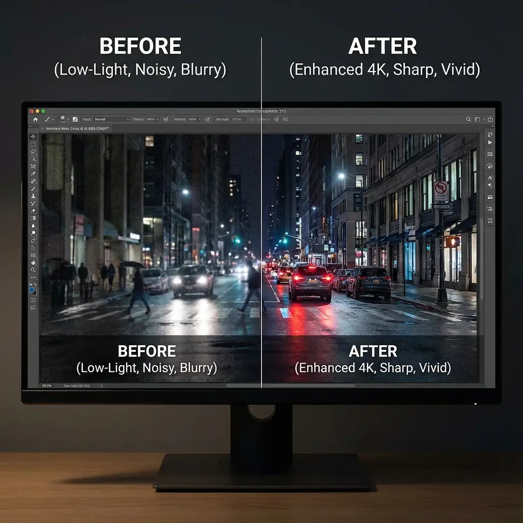 AI Denoising Example